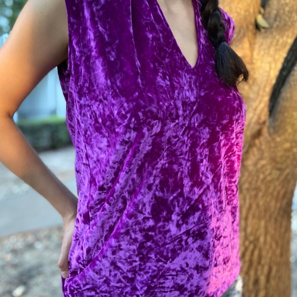 Orchid Velvet Top - Picture 3 of 4